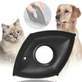 Silicone pet hair remover brush tool for carpets and sofas in black, green, and red colour options.
