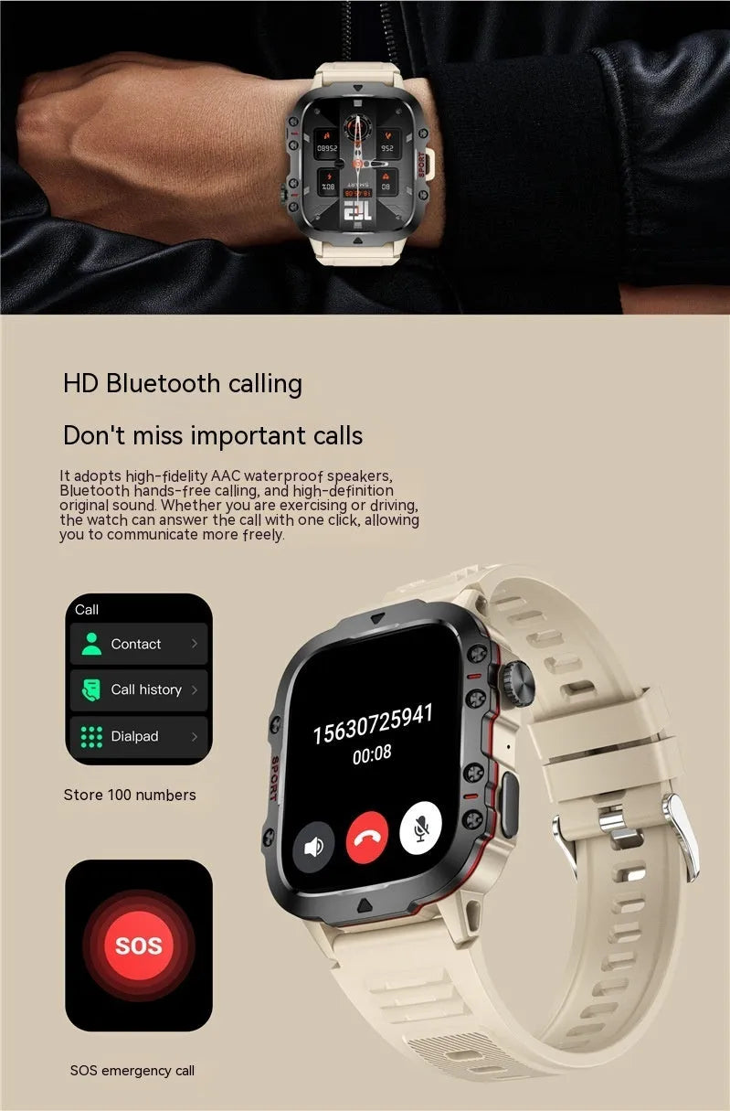 QX11 Smart Bluetooth Watch with TFT touch screen display showing health metrics