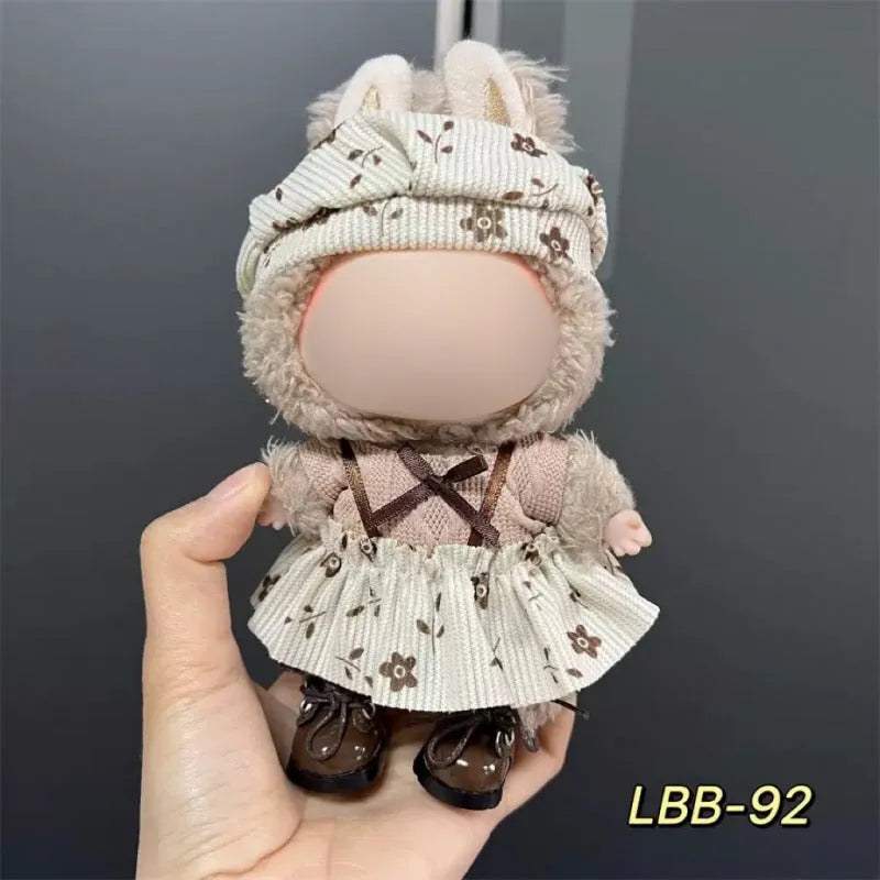 17cm vinyl doll clothes costume for plastic figurines with LBB style options