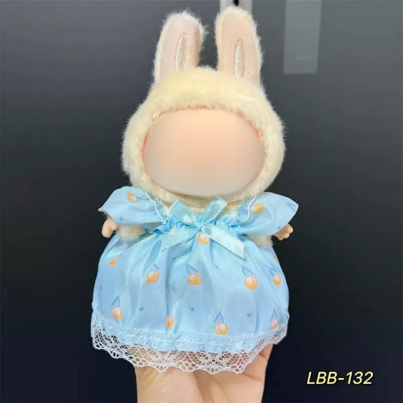 17cm vinyl doll clothes costume for plastic figurines with LBB style options