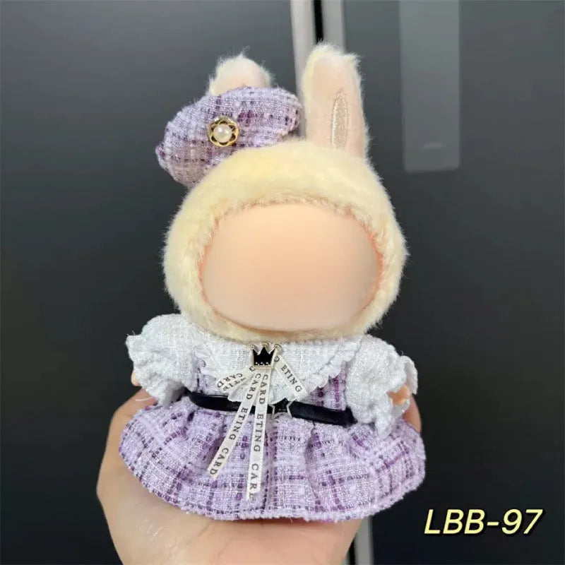 17cm vinyl doll clothes costume for plastic figurines with LBB style options