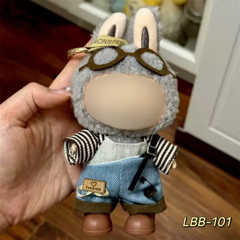 17cm vinyl doll clothes costume for plastic figurines with LBB style options