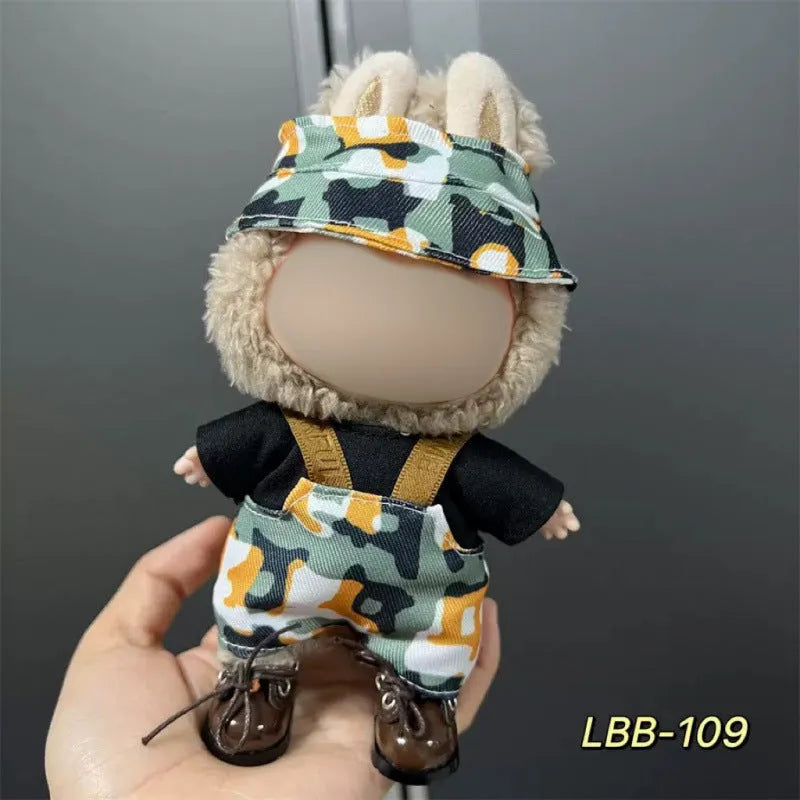 17cm vinyl doll clothes costume for plastic figurines with LBB style options