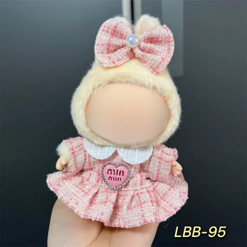 17cm vinyl doll clothes costume for plastic figurines with LBB style options