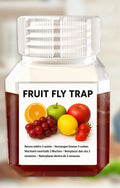 Bottle of SK003 fruit fly bait liquid with a funnel option shown