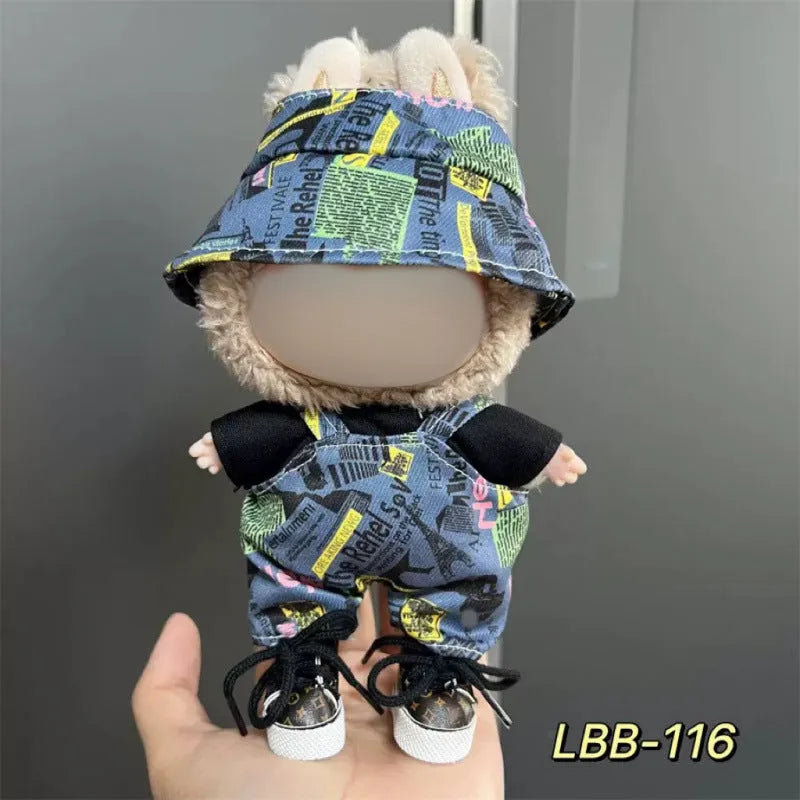 17cm vinyl doll clothes costume for plastic figurines with LBB style options