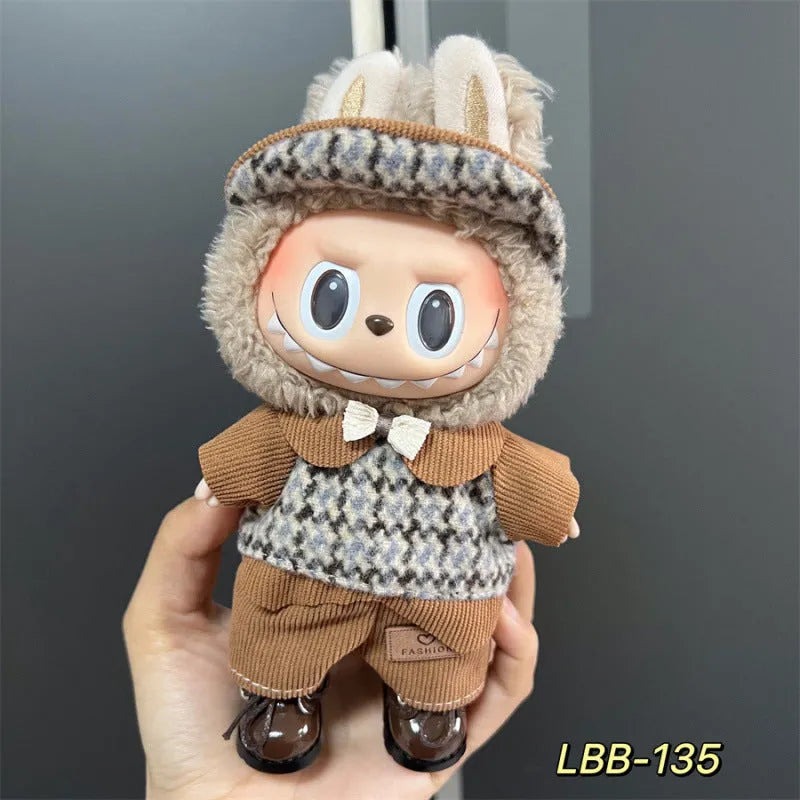 17cm vinyl doll clothes costume for plastic figurines with LBB style options