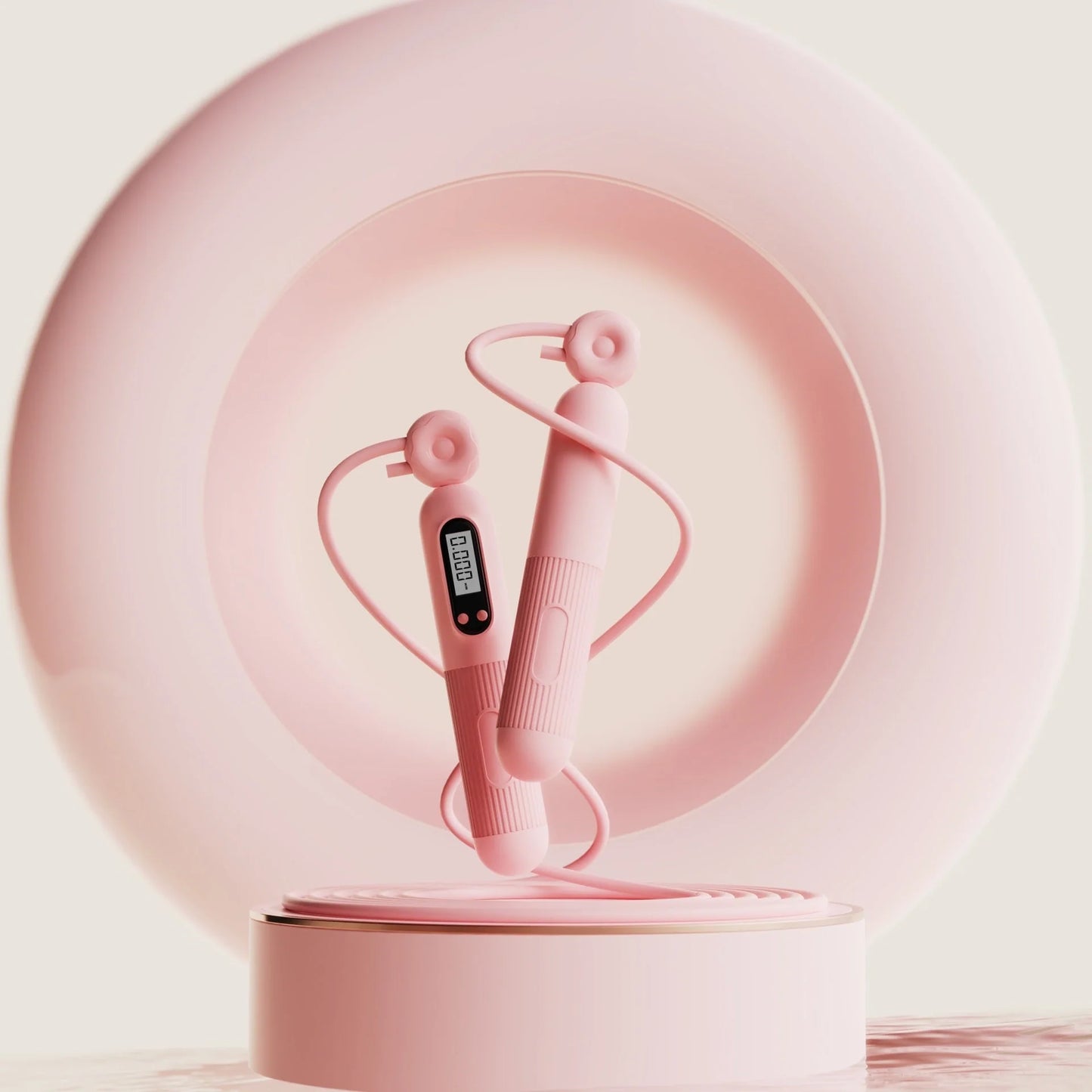 Adjustable smart jump rope with calorie counter in various colours for effective fitness workouts