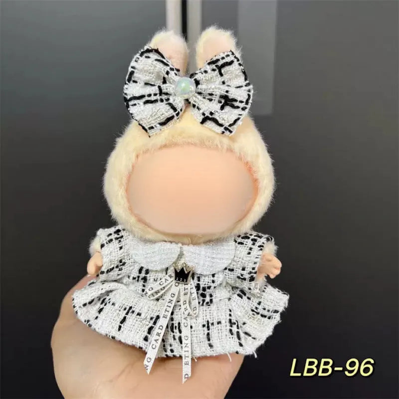 17cm vinyl doll clothes costume for plastic figurines with LBB style options