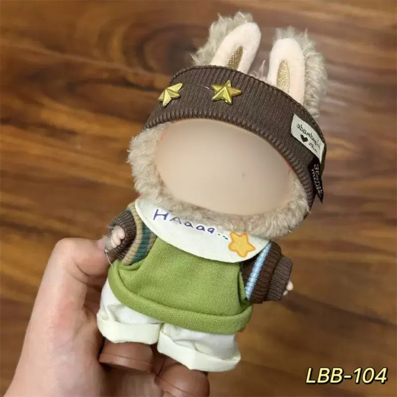 17cm vinyl doll clothes costume for plastic figurines with LBB style options