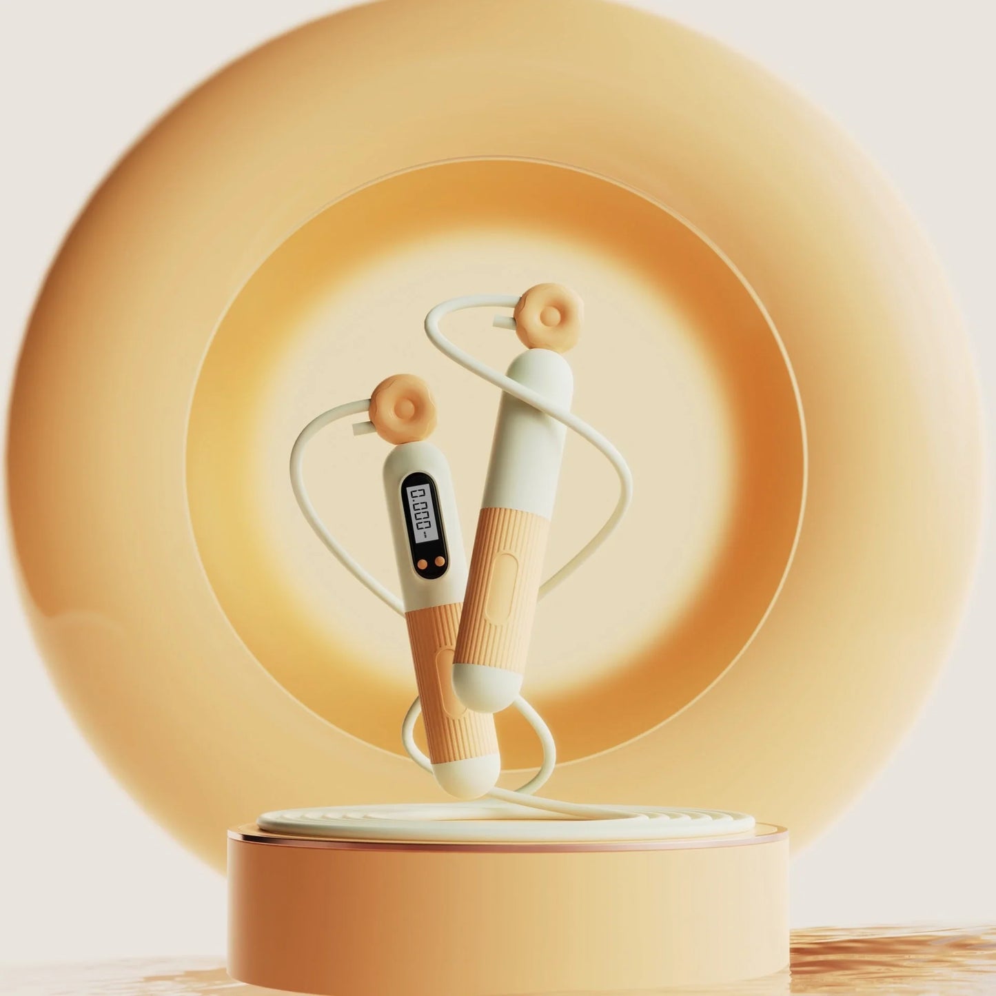 Adjustable smart jump rope with calorie counter in various colours for effective fitness workouts