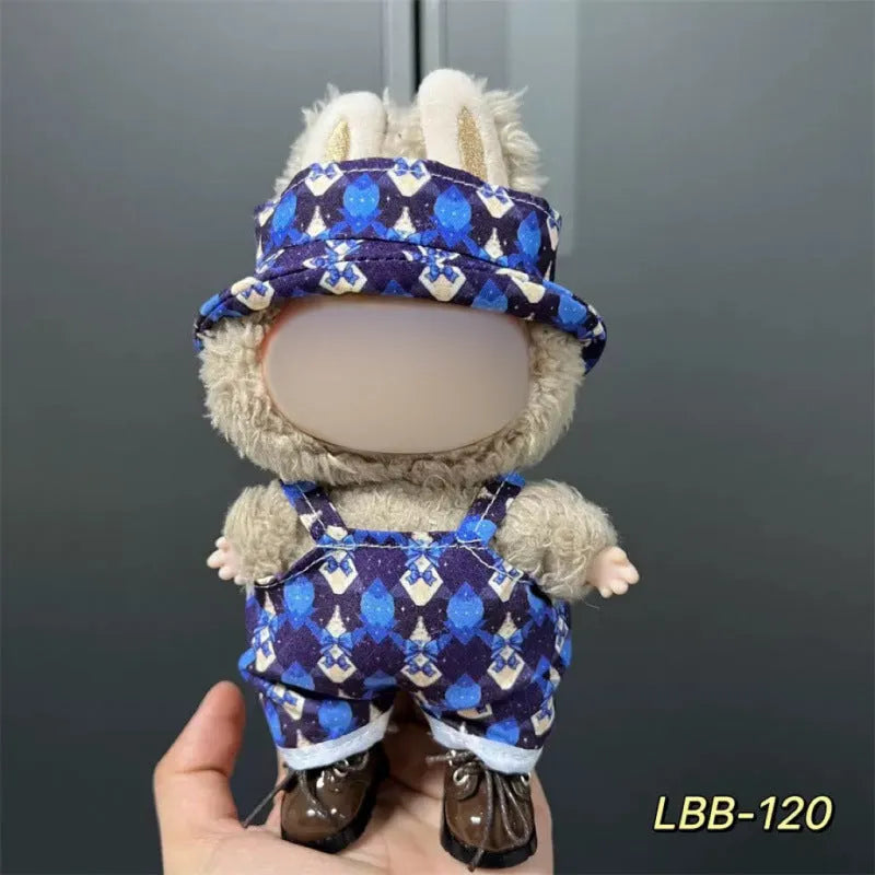 17cm vinyl doll clothes costume for plastic figurines with LBB style options