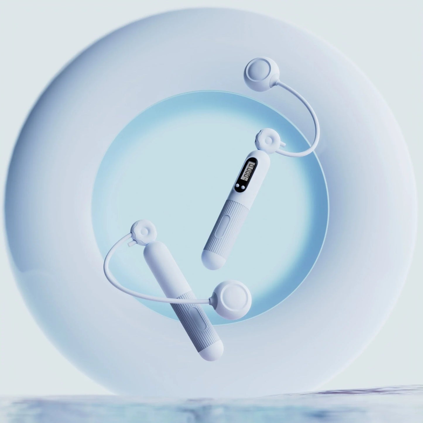 Adjustable smart jump rope with calorie counter in various colours for effective fitness workouts