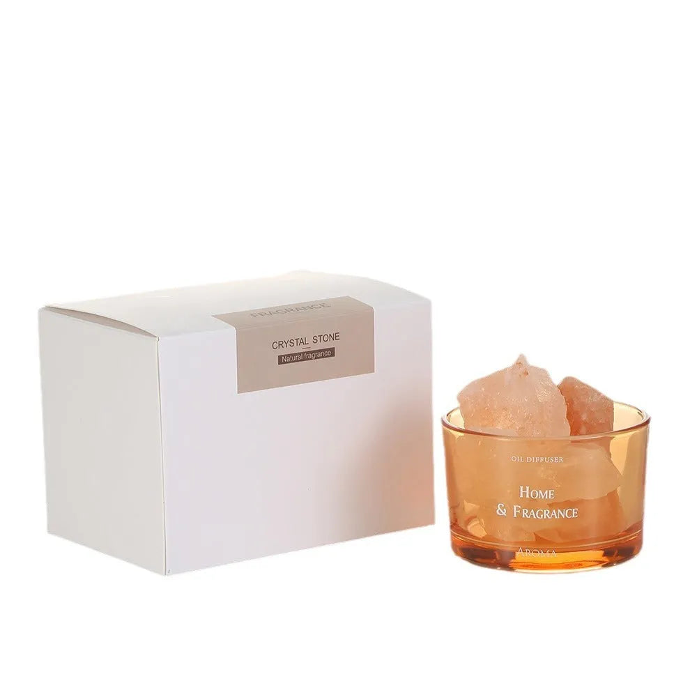 Girls' Light Perfume Crystal aromatherapy set with ten 20ml essential oil bottles and fire-free diffuser