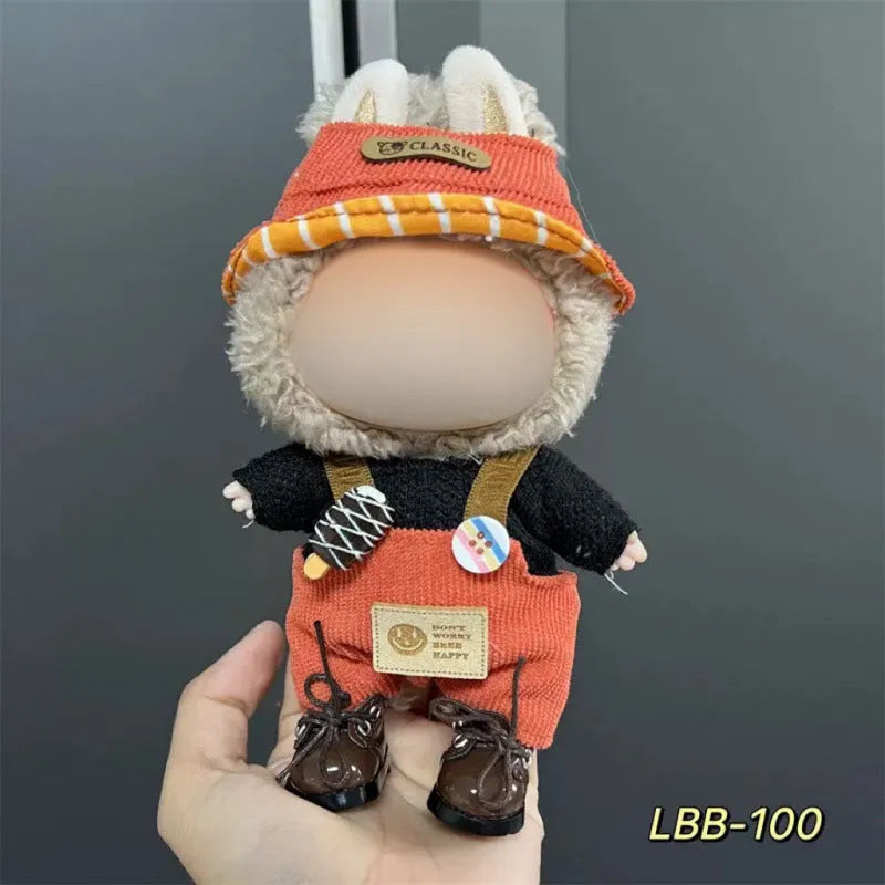 17cm vinyl doll clothes costume for plastic figurines with LBB style options