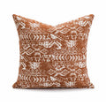 A 45cm square solid-colour cushion with stitched edges on a grey sofa.