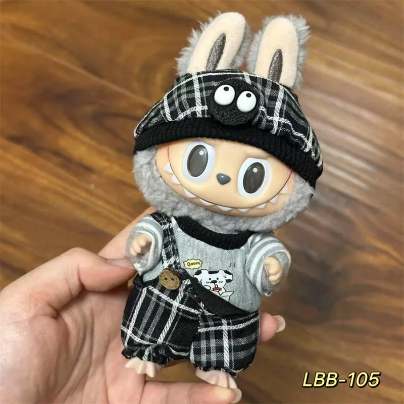 17cm vinyl doll clothes costume for plastic figurines with LBB style options