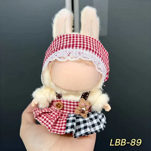17cm vinyl doll clothes costume for plastic figurines with LBB style options