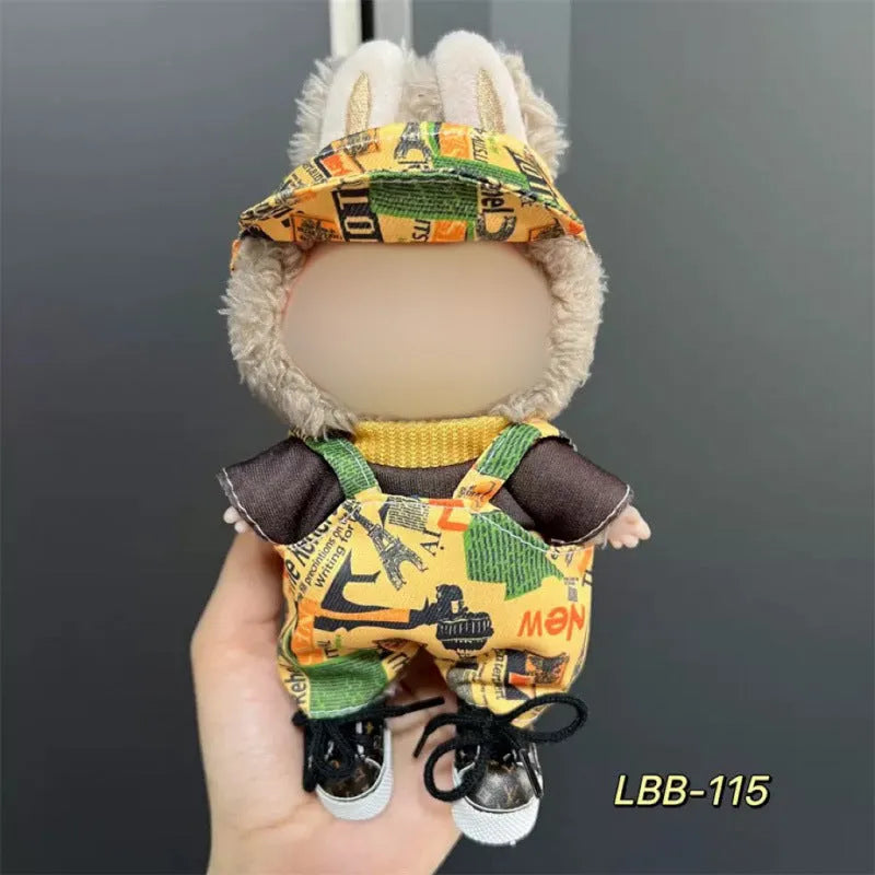 17cm vinyl doll clothes costume for plastic figurines with LBB style options