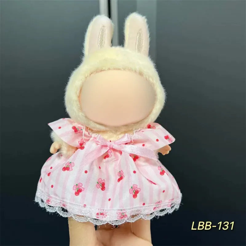 17cm vinyl doll clothes costume for plastic figurines with LBB style options