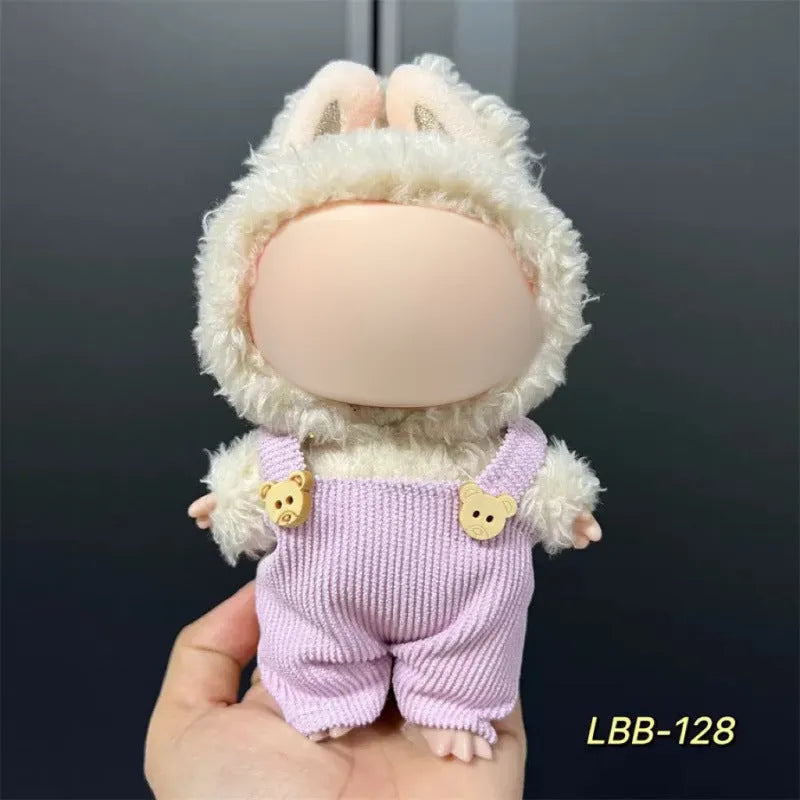 17cm vinyl doll clothes costume for plastic figurines with LBB style options