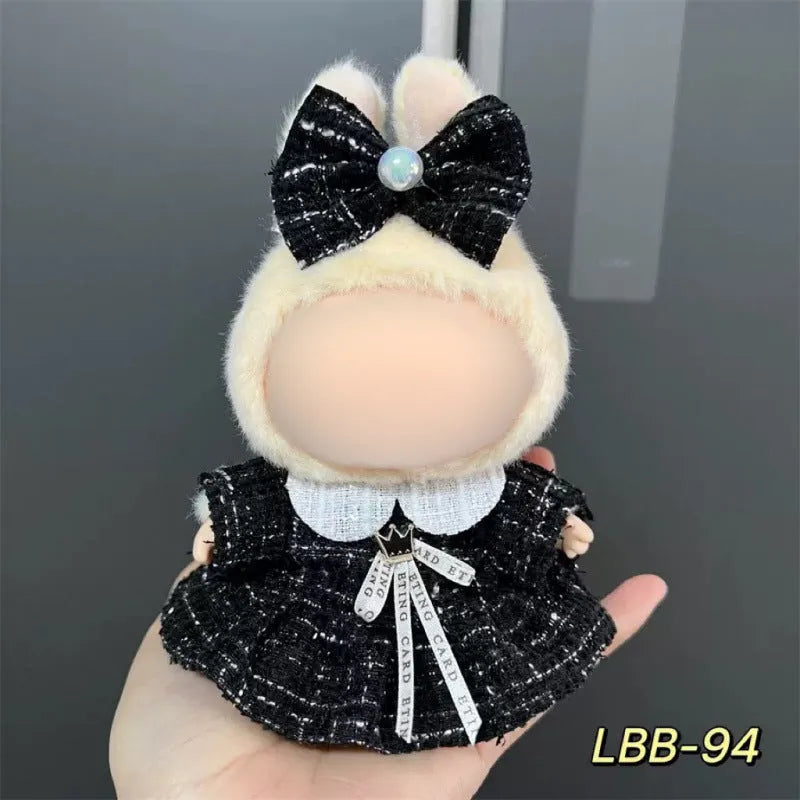 17cm vinyl doll clothes costume for plastic figurines with LBB style options