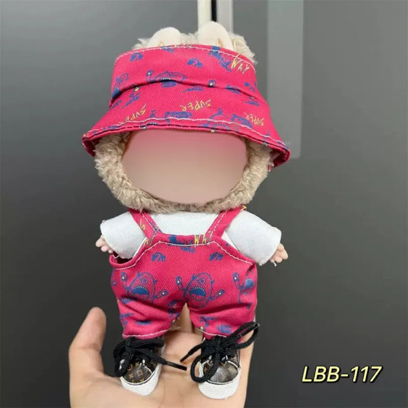 17cm vinyl doll clothes costume for plastic figurines with LBB style options