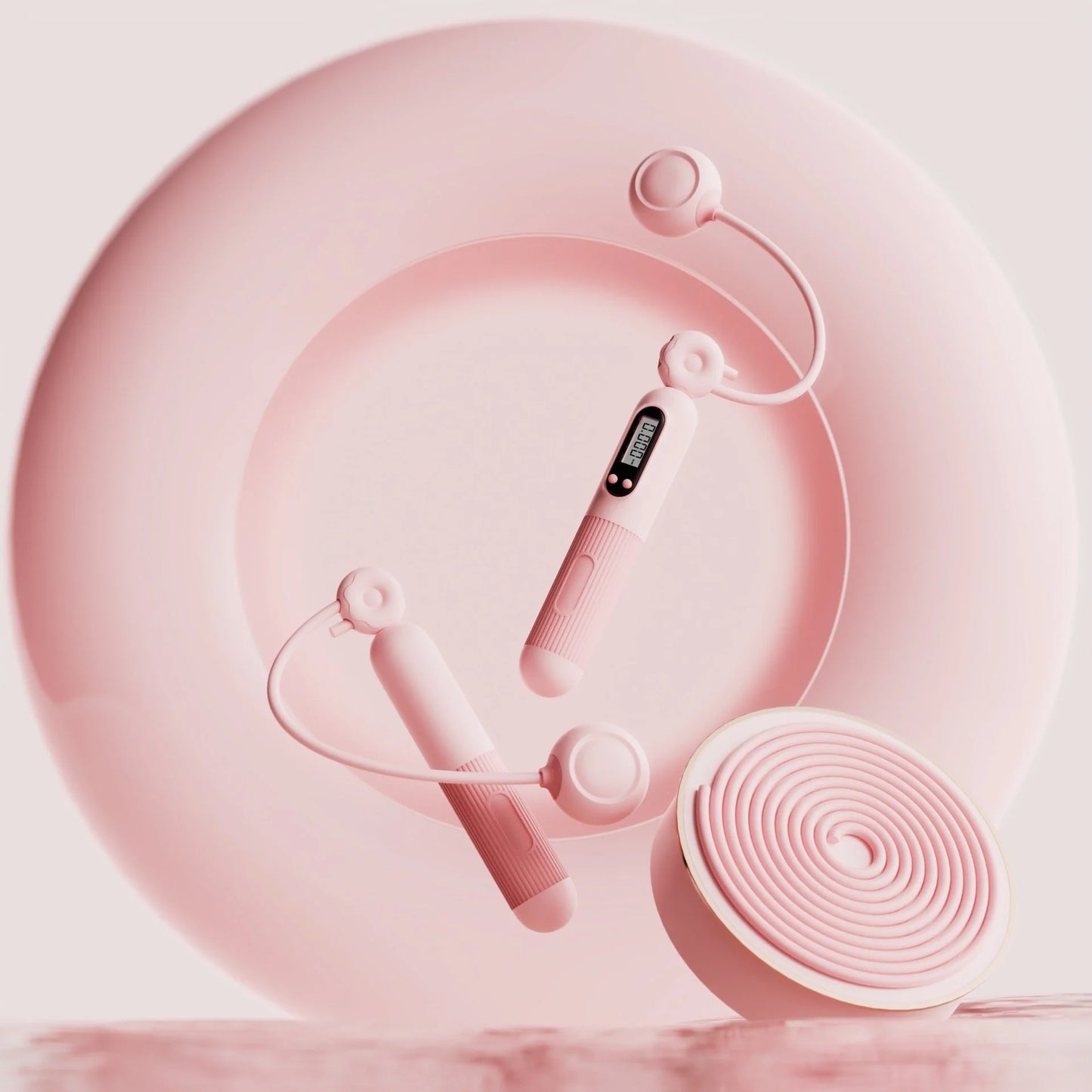 Adjustable smart jump rope with calorie counter in various colours for effective fitness workouts