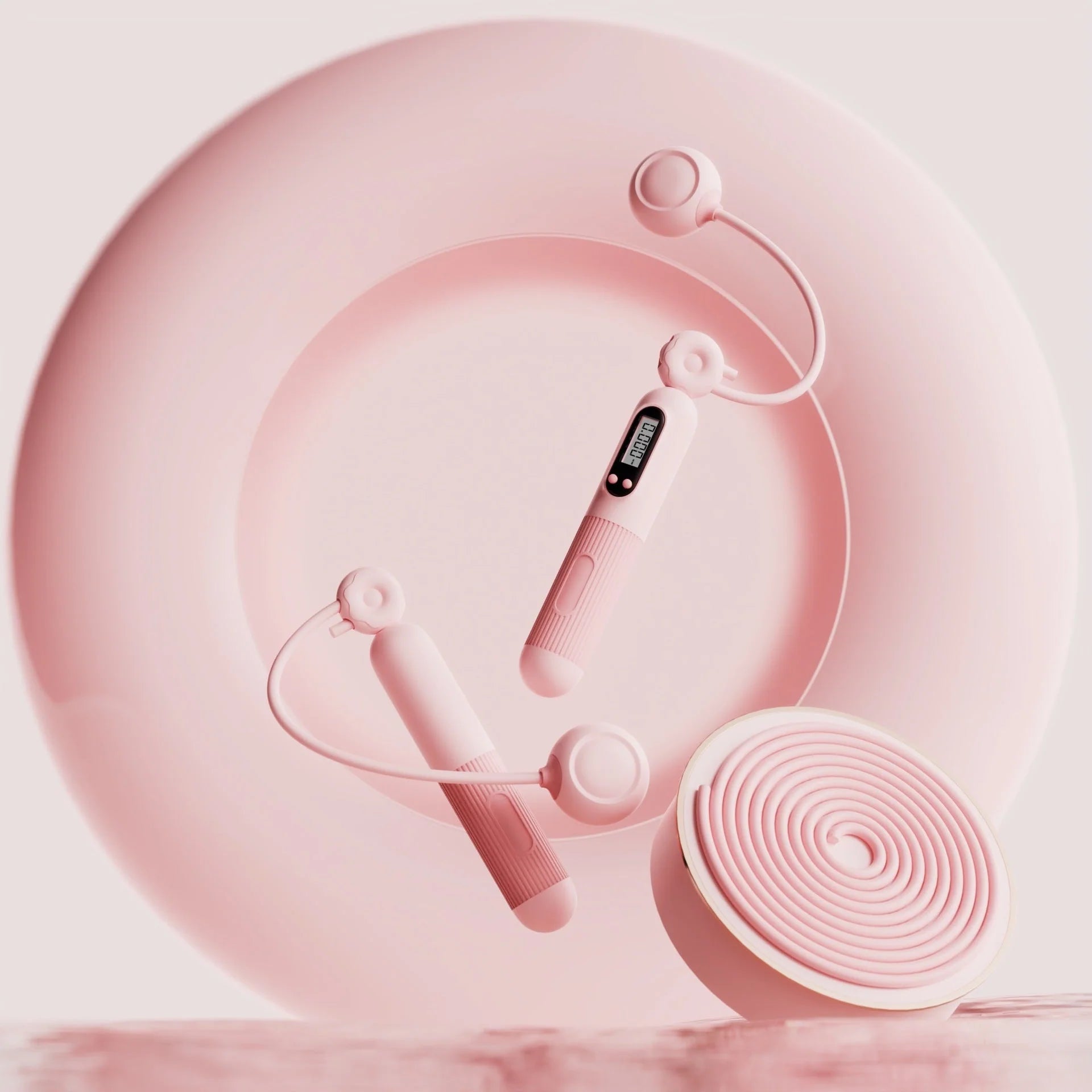 Adjustable smart jump rope with calorie counter in various colours for effective fitness workouts