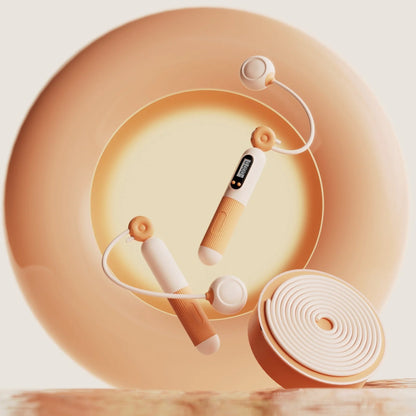 Adjustable smart jump rope with calorie counter in various colours for effective fitness workouts