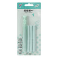 Push type automatic children's eraser in blue, green, pink, or purple colours for traceless pencil mark removal