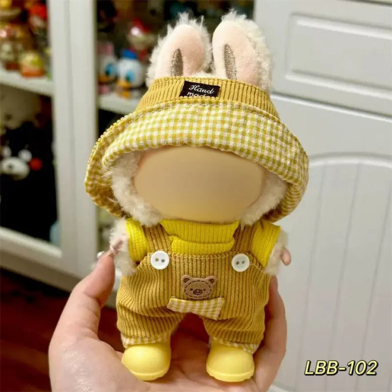 17cm vinyl doll clothes costume for plastic figurines with LBB style options