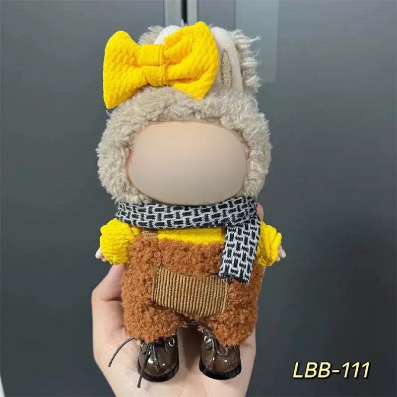 17cm vinyl doll clothes costume for plastic figurines with LBB style options
