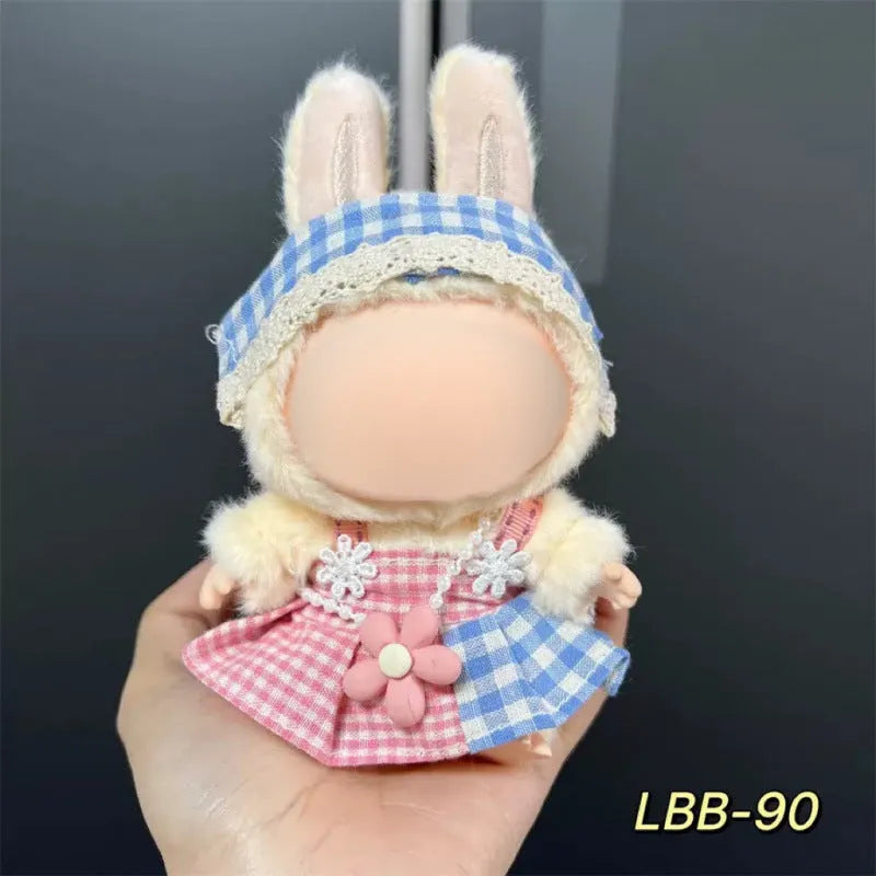 17cm vinyl doll clothes costume for plastic figurines with LBB style options