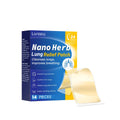 Box of 14 Lung Care Soothing Patches with botanical extracts for topical application.
