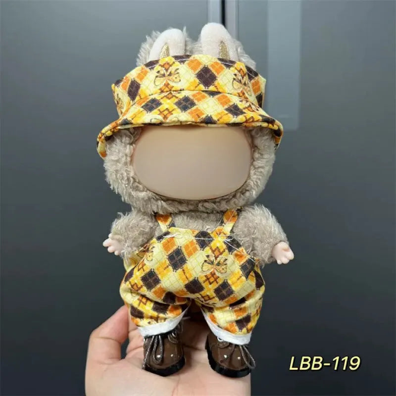17cm vinyl doll clothes costume for plastic figurines with LBB style options