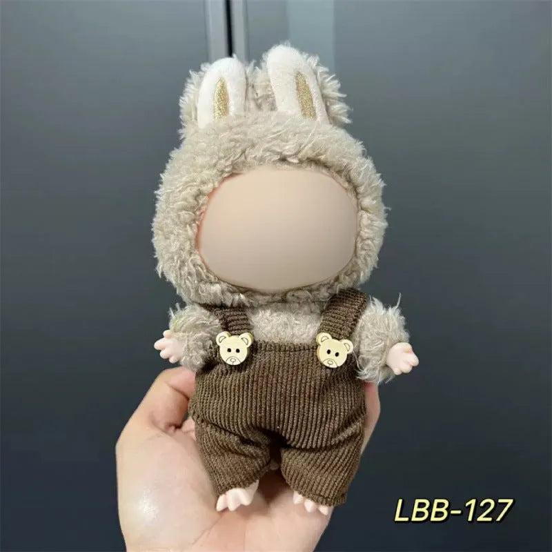 17cm vinyl doll clothes costume for plastic figurines with LBB style options