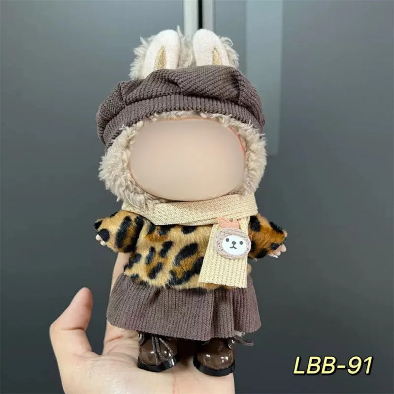 17cm vinyl doll clothes costume for plastic figurines with LBB style options