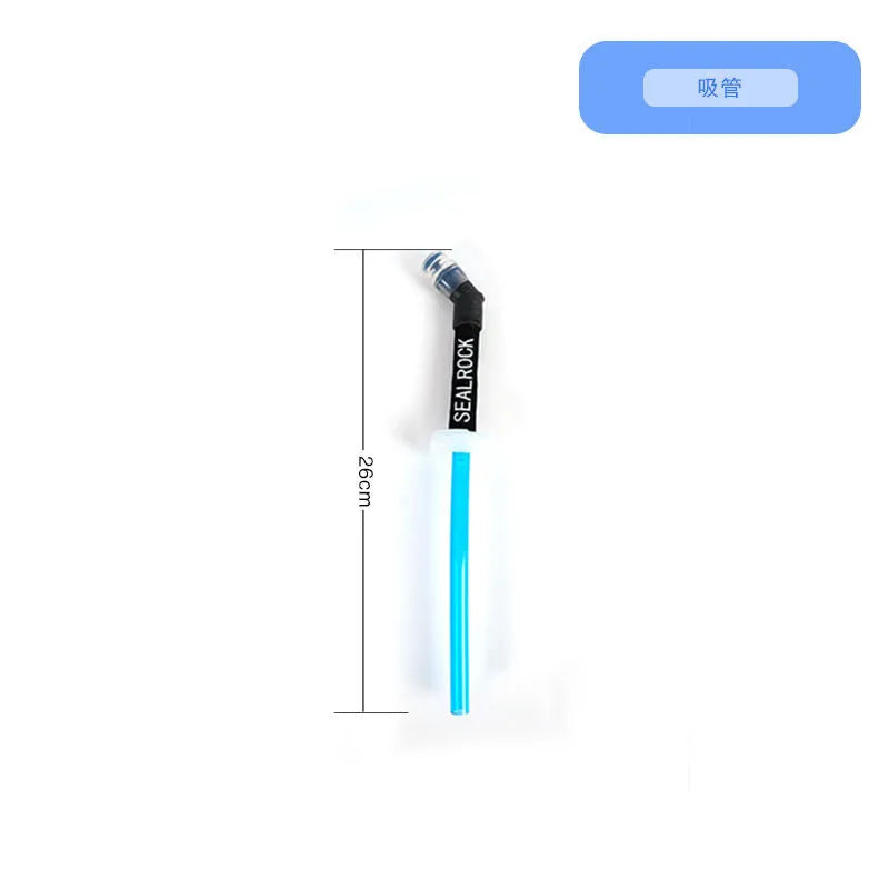 Plastic portable straw for mountain climbing and biking with suction tube