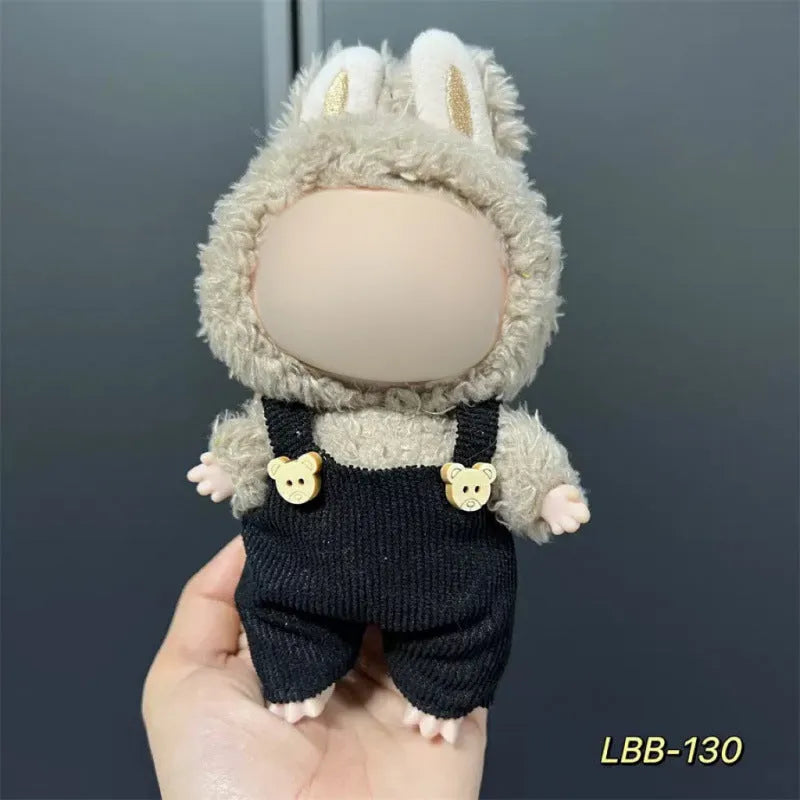 17cm vinyl doll clothes costume for plastic figurines with LBB style options