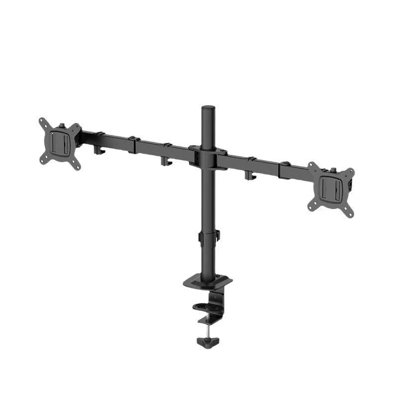 Computer monitor lifting rotating display bracket for 13-32 inch screens with VESA mount