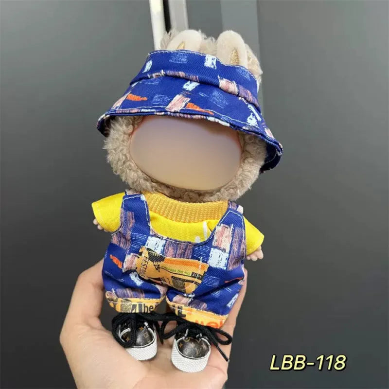 17cm vinyl doll clothes costume for plastic figurines with LBB style options