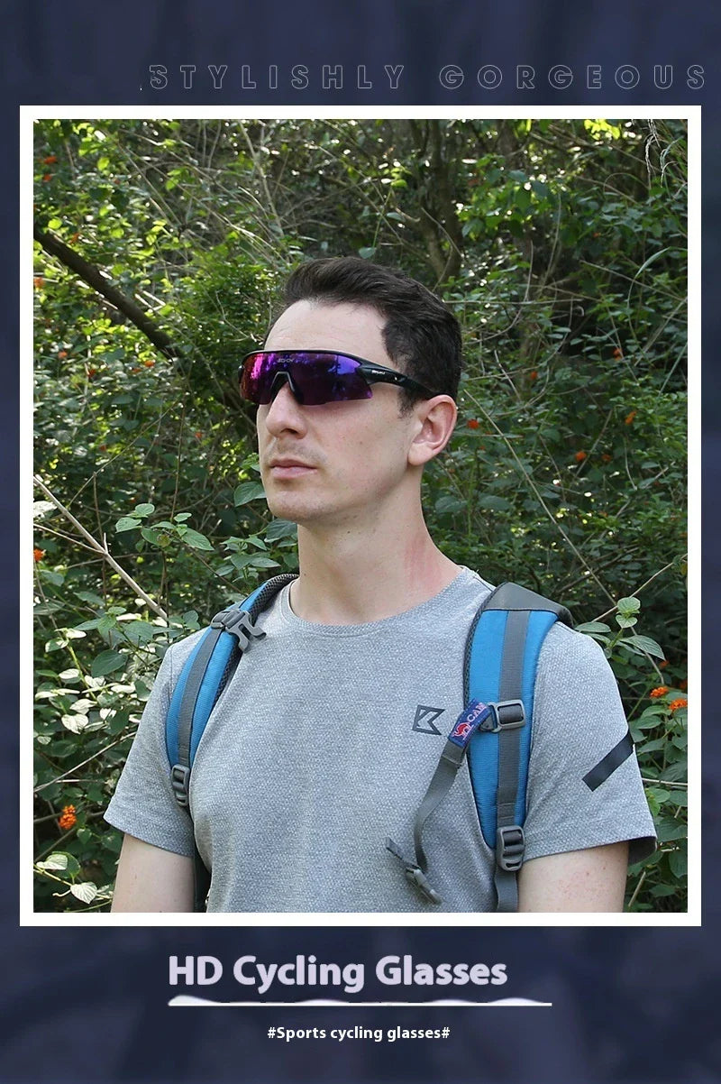 Stylish UV-blocking bike glasses with semi-rimless frame and range of color options for Kiwi cyclists