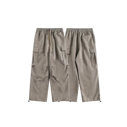 Stylish retro baggy trousers in khaki color, featuring a relaxed, straight-leg fit for all-day comfort and a laidback Kiwi look