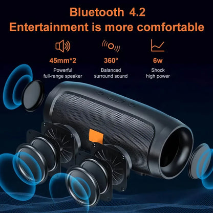 Ultimate Portable Bluetooth Speaker with Dual Stereo Speakers, Subwoofer, and Seamless Bluetooth Connectivity