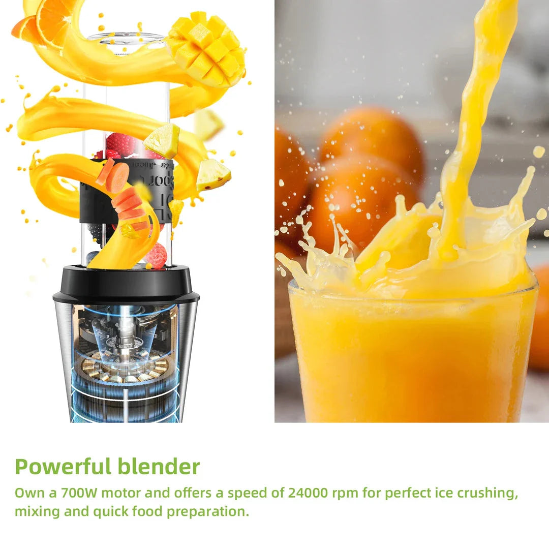 Versatile 3-in-1 Food Processor with Blender, Chopper, and Grinder Attachments