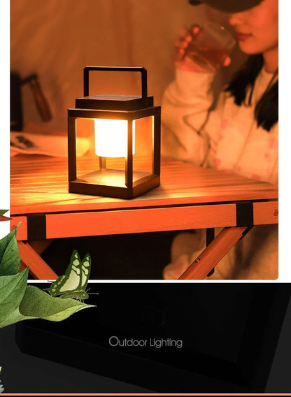 A versatile USB-powered camping lantern with ambient lighting and charging capabilities, perfect for outdoor adventures in New Zealand