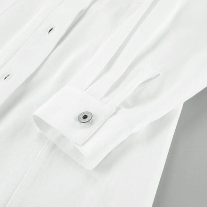 Stylish Commuter Dress in White - A sustainable and versatile wardrobe essential for the modern Kiwi woman