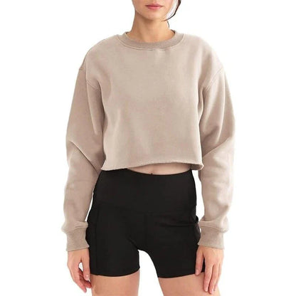Stylish oversized cotton-poly sweatshirt in gray color, designed for modern Kiwi women