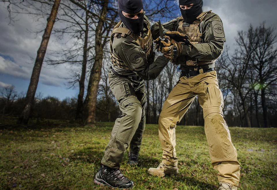 Tough, breathable tactical trousers in a range of classic Kiwi colours, featuring durable construction and multi-pockets for outdoor training and military-inspired activities.